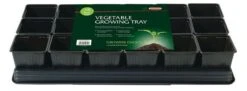 Bosmere Vegetable Growing Tray With 18 X 9cm Pots