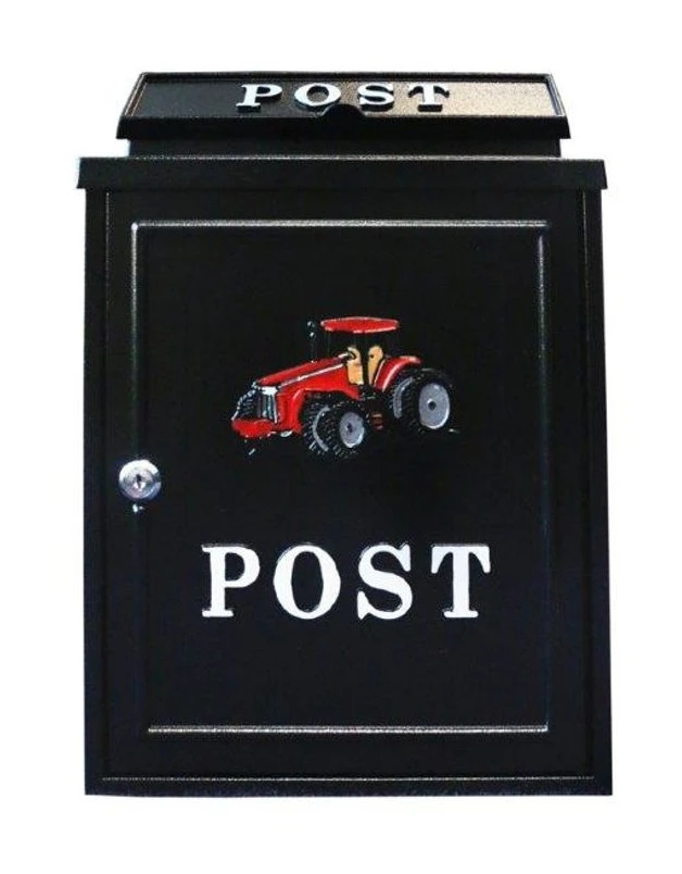 Harewood Red Tractor Post Box