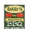La Hacienda Dad's BBQ Garden Sign