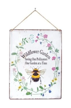 La Hacienda Wildflower Garden Sign