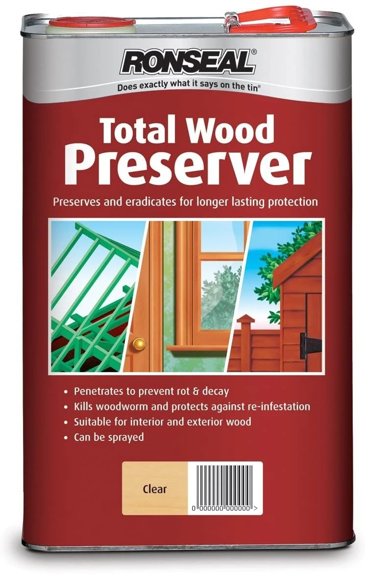 Ronseal Total Wood Preserver Clear 5L