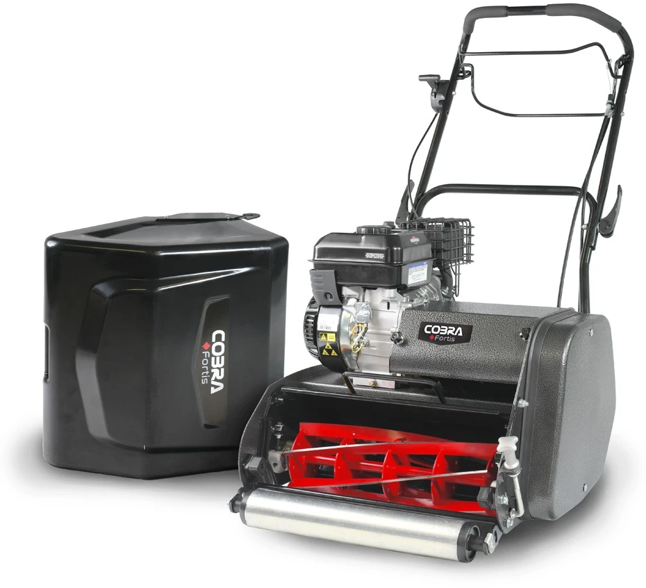 Cobra Fortis 17B 43cm Self Propelled Petrol Cylinder Lawnmower