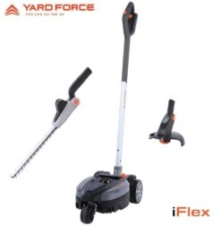 Yard Force - LM F24BN - 12V IFlex 3 In 1 Lawnmower/Trimmer