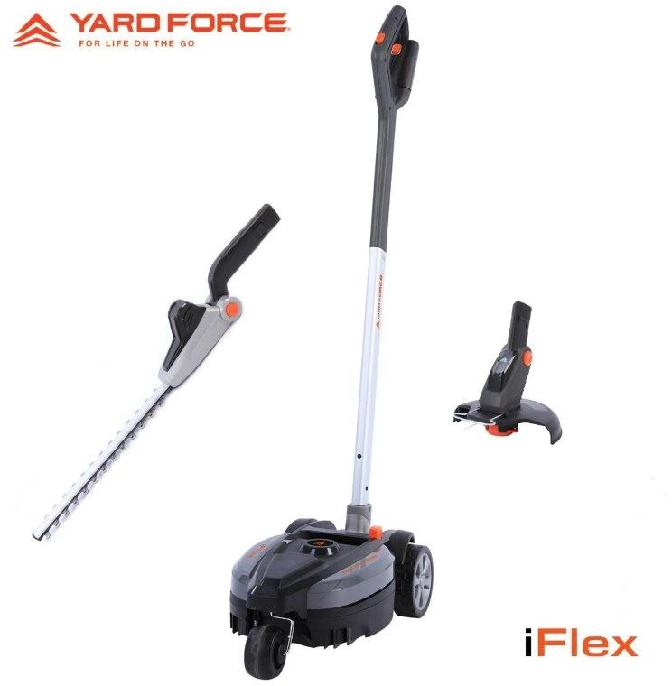 Yard Force - LM F24BN - 12V IFlex 3 In 1 Lawnmower/Trimmer