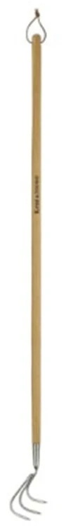 Kent & Stowe Stainless Steel Long Handled 3 Prong Cultivator