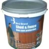 Brid Brand 5 Litre Shed And Fence One Coat Forest Green Wood Preserver